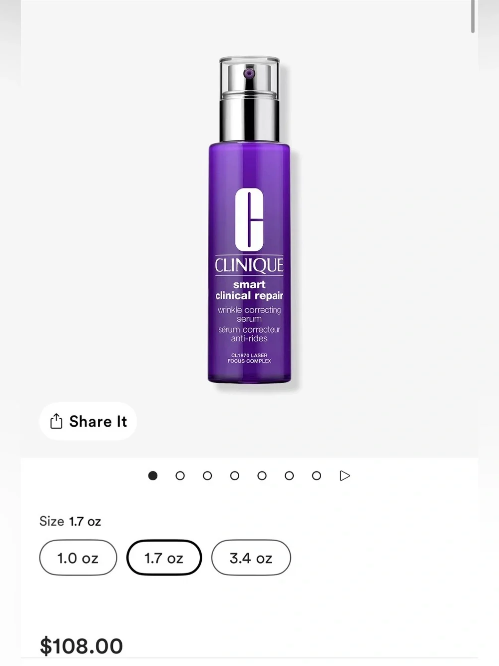 Clinique Smart Clinical Repair Wrinkle Correcting Serum